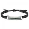 Bracelet souple sur cordon Léon en Acier 316L - vue V1