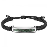 Bracelet souple sur cordon Léon en Acier 316L