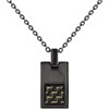 Collier mono-motif Séverin en Acier 316L - vue V1