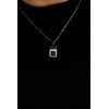 Collier mono-motif Séverin en Acier 316L - vue V3