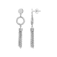 Boucles d'oreilles pendantes Louise en Acier 316L