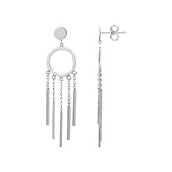 Boucles d'oreilles pendantes Adriana en Acier 316L