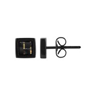 Boucles d'oreilles clous Cédric en Acier 316L