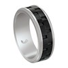 Bague homme Jourdan Oahu acier et résine - vue V3