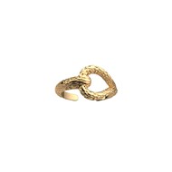 Bague Les Cadettes Reptile dorée