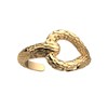 Bague Les Cadettes Reptile dorée - vue V2