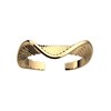 Bague Les Cadettes Groovy dorée - vue V2