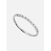 Bague fine Agatha Beloved en argent rhodié - vue V4