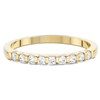 Alliance Brillaxis or jaune 18 carats diamants - vue V1