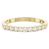 Alliance Brillaxis or jaune 18 carats diamants - vue V2
