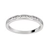 Alliance Gravity en or blanc 18 carats diamants - vue V2