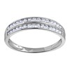 Alliance Brillaxis or blanc double rang oxydes - vue V1