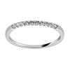Alliance diamants 0.15 CT et or blanc 750 palladié_x000D_
serti griffes - vue V2