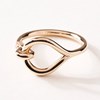 Bague Saunier Marine dorée - vue V4