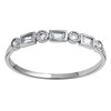Alliance Brillaxis or blanc 18 carats oxydes - vue V1