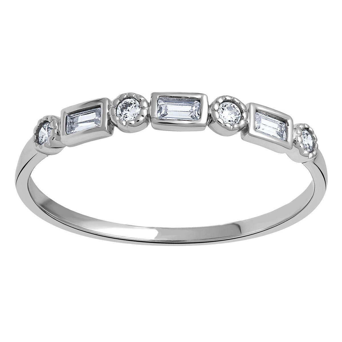 Alliance Brillaxis or blanc 18 carats oxydes