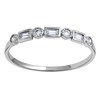 Alliance Brillaxis or blanc 18 carats oxydes - vue V2