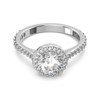 Bague cocktail Swarovski Constella ronde 52 - vue V3