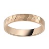 Alliance Brillaxis or rose 9 carats facetté - vue V2