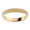 Alliance Brillaxis or jaune 9 carats ciselé - vue V2