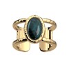 Bague Les Georgettes Mirage apatite bleue 12 mm - vue V1