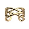 Bague Les Cadettes Bronzette dorée - vue V1