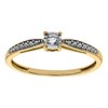 Bague Brillaxis diamant en or 9 carats - vue V2