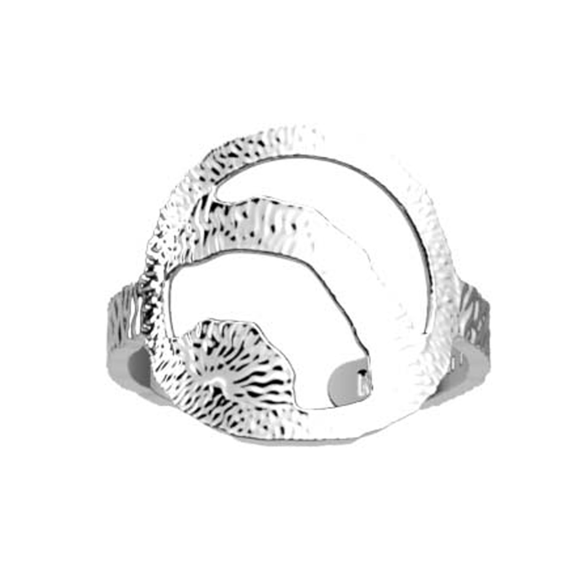 Bague Les Georgettes Nomade argentée
16 mm - vue 2