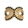 Bague Les Georgettes Arabesque dorée
laque noire - vue V1