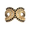 Bague Les Georgettes Arabesque dorée
laque noire - vue V2