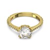 Bague Swarovski Stilla dorée 52 - vue V1
