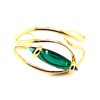 Bracelet jonc Andrea Marazzini Navette Emerald - vue V2