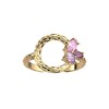 Bague ouverte Les Cadettes Rose du Désert dorée - vue V1