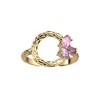 Bague ouverte Les Cadettes Rose du Désert dorée - vue V2