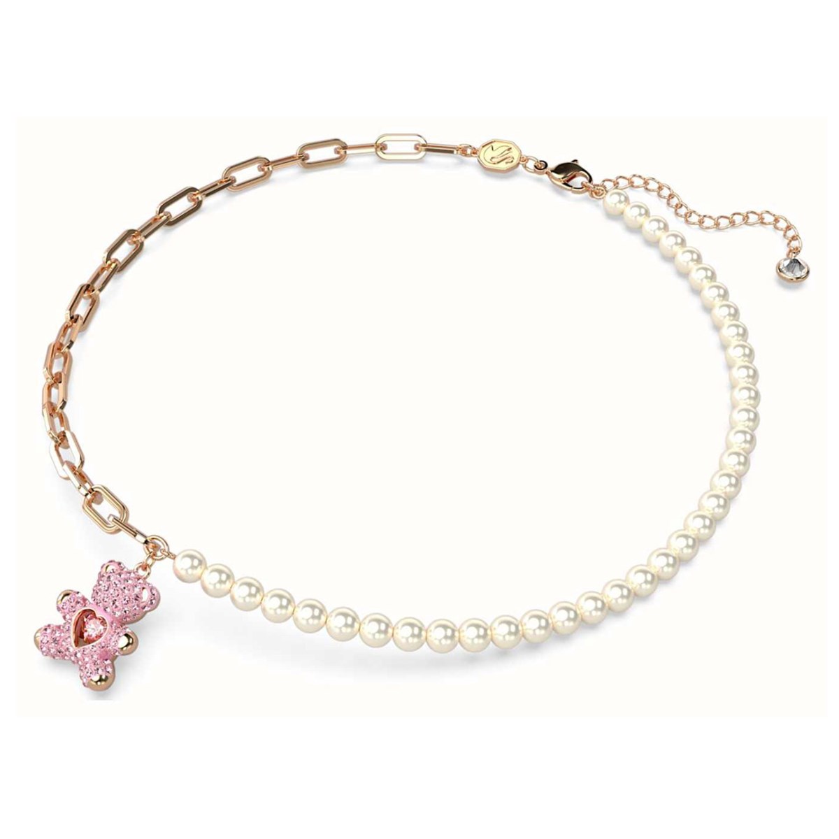 Collier Swarovski Teddy rosé - vue 3