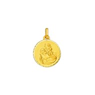 Médaille St Christophe or jaune 18 carats