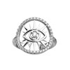 Bague Les Georgettes Oeil argenté
16mm - vue V1