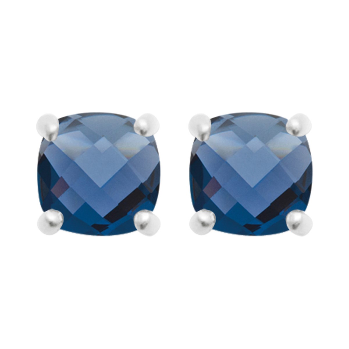 Boucles d'oreilles puces Brillaxis 5mm
Argent 925 rhodié bleu