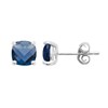 Boucles d'oreilles puces Brillaxis 5mm
Argent 925 rhodié bleu - vue V3