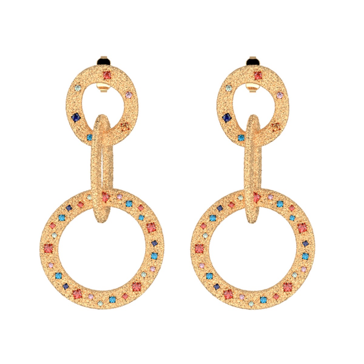 Boucles d'oreilles pendantes Les Cadettes Estrella