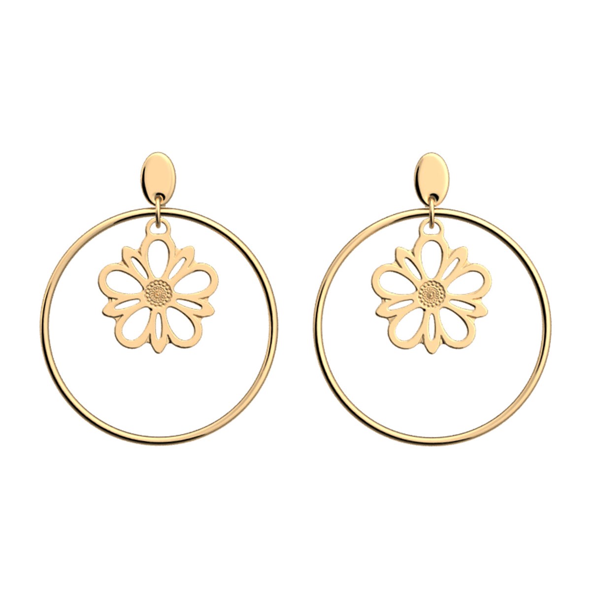 Boucles d'oreilles pendantes Les Georgettes Dalhia
16 mm