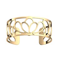 Bracelet jonc Les Georgettes Flora doré 25mm