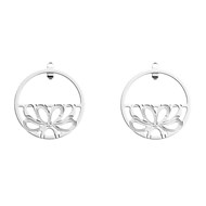 Boucles d'oreilles pendantes Les Georgettes Flora
30 mm argentées