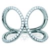 Bague Brillaxis originale pierres blanches - vue V4