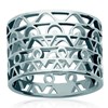 Bague Brillaxis motif aztèque - vue V4