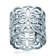 Bague Brillaxis large arabesque