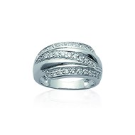 Bague Brillaxis monture moderne