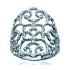 Bague Brillaxis arabesque empierrée - vue V1