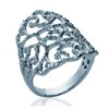 Bague Brillaxis arabesque empierrée - vue V3