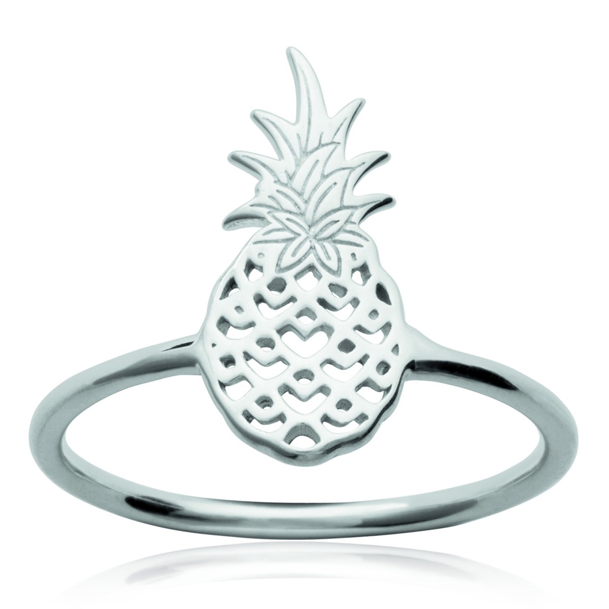 Bague Brillaxis ananas argent